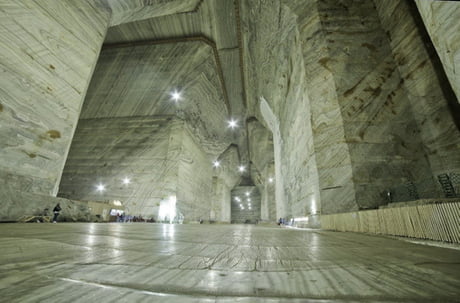 A salt mine in Romania