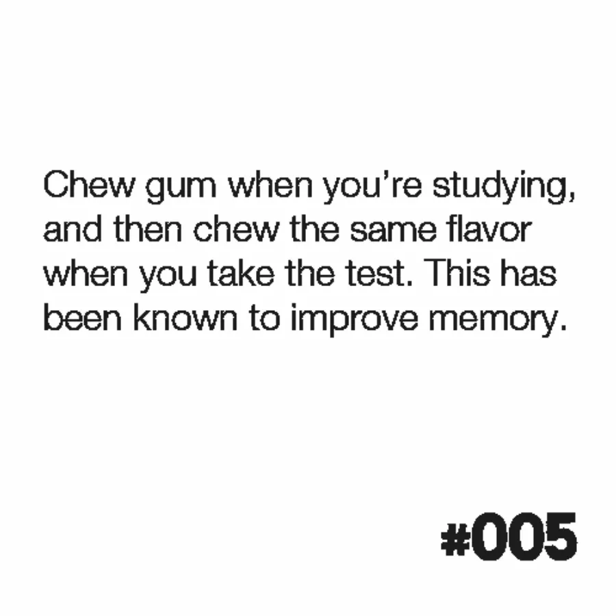A test taking tip!