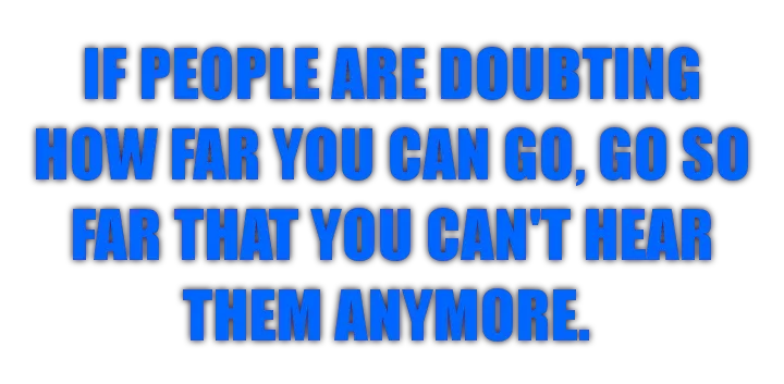 About doubt