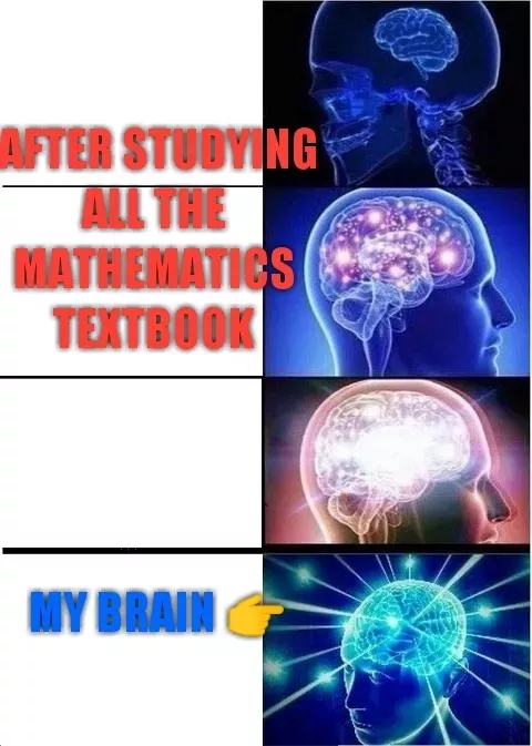 After  studying all my mathematics textbook