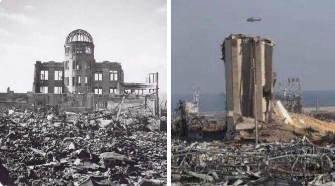 Although the Czechs are bad at building freeways thanks to corruption, we can build a house that survives a nuclear bomb explosion (Hiroshima, Czech architect Jan Letzel), and a silo that can withstand an explosion of 3000 tons of saltpeter (Beirut, built