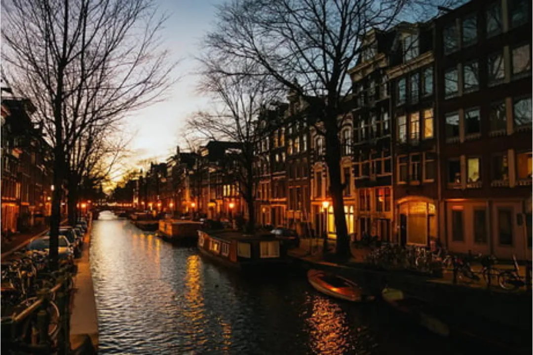 Amsterdam in the evening