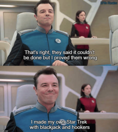 And it's better than Jar Jar-Kurtzman's Star Trek