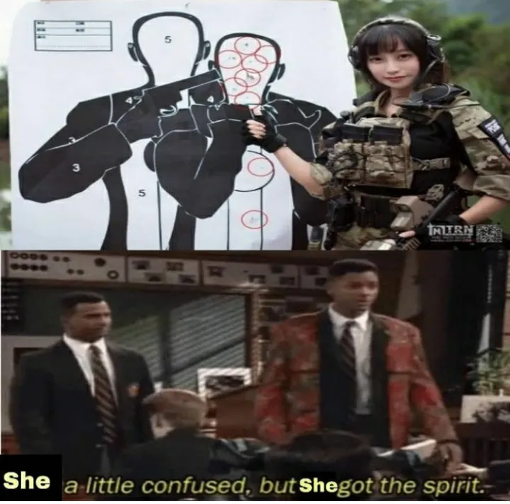 And she is beautiful
