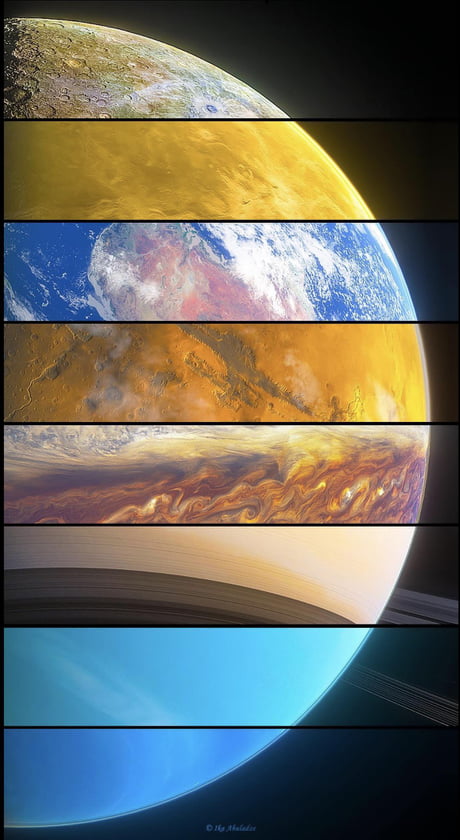 Another version of the planets aligned