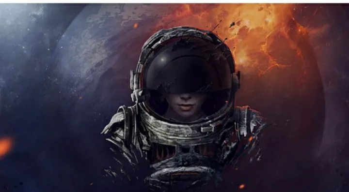 Astronaut digital wallpaper