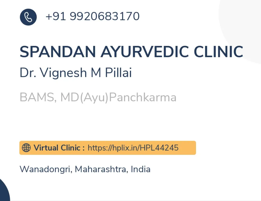 Ayurvedic treatment