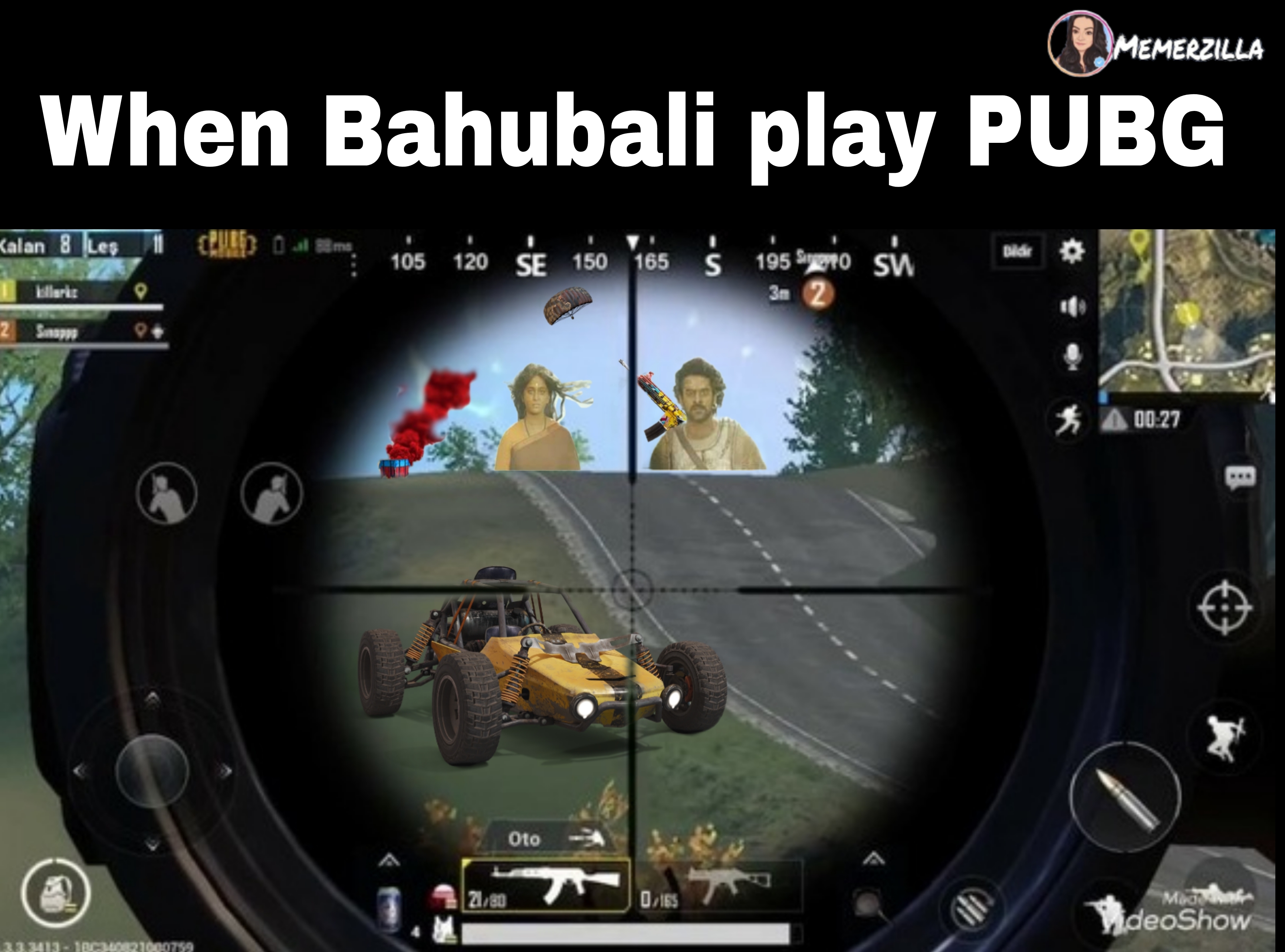 Bahubali play in PUBG