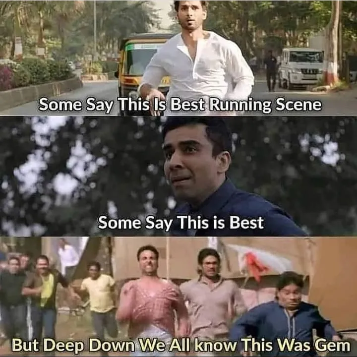 Best running seen