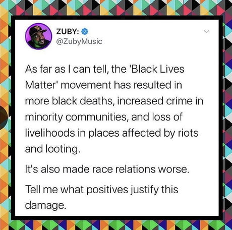 Black Lives Matter.... really ?