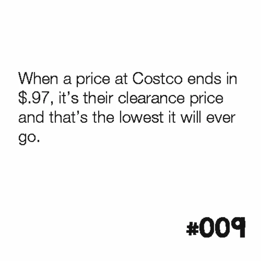 Costco price tip!