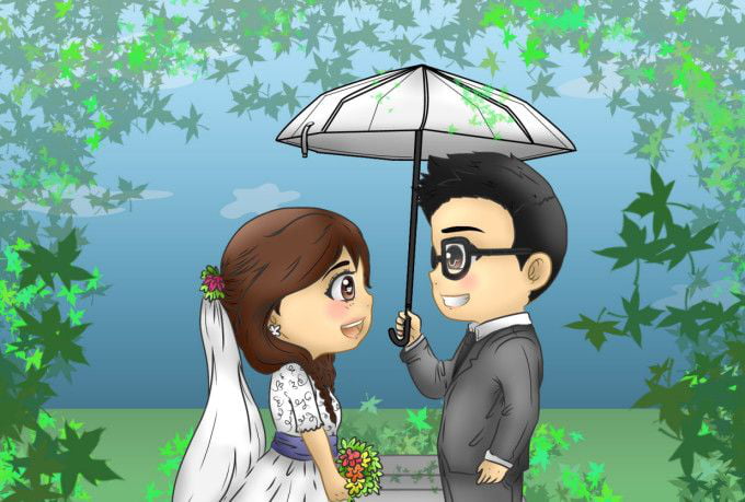 Create your digital artwork for your wedding anniversary