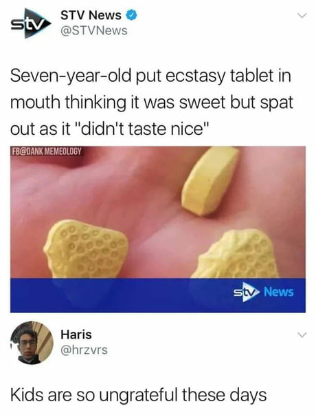 Damn kids... Smh.
