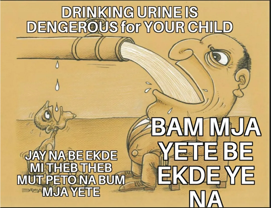 Drinking of urine