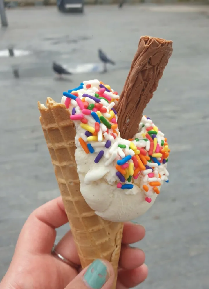 Droopy ice cream