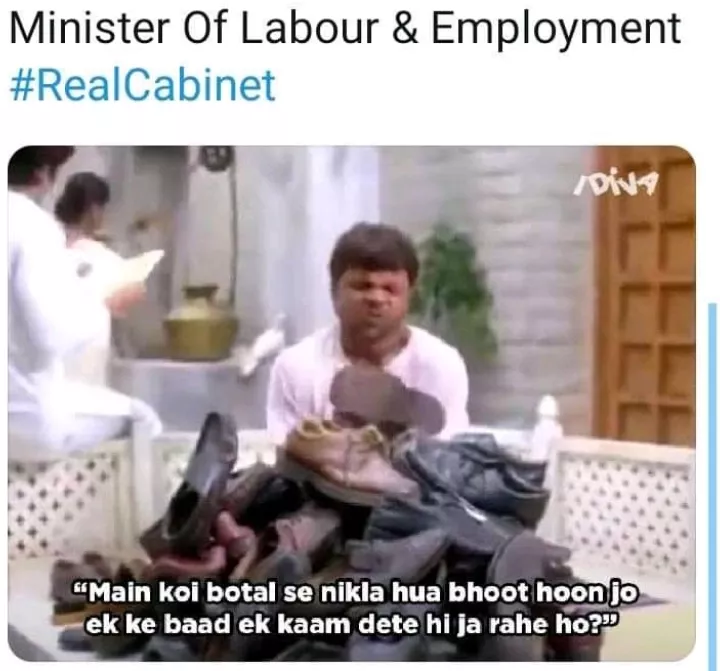 Enko bhe ministry mil gaye😂😂