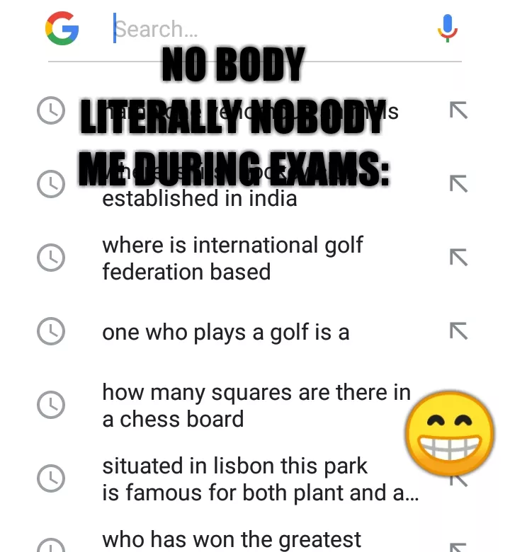 Exams meme