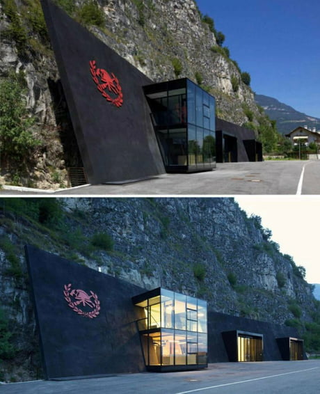 Fire station in Italy looks like a villain hideout! &quot;Looks like&quot;