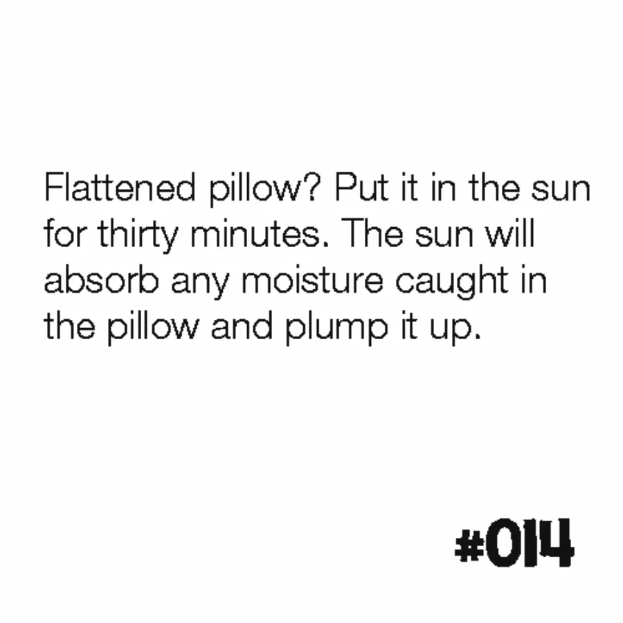 Flat Pillow?