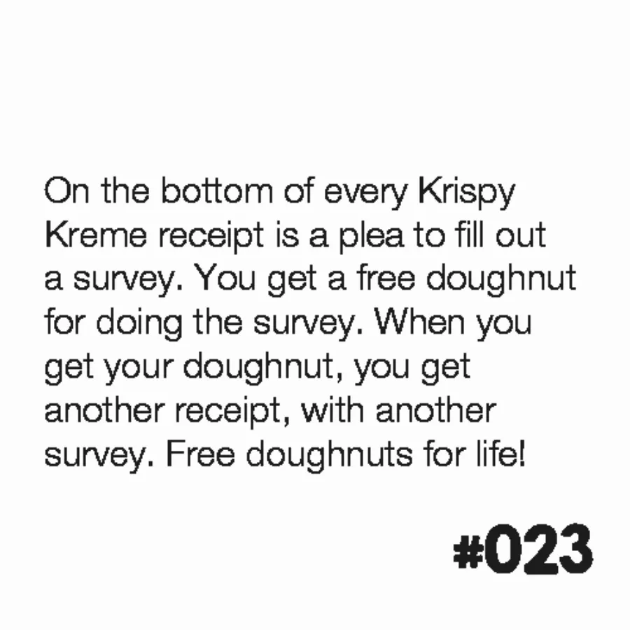 Free doughnuts