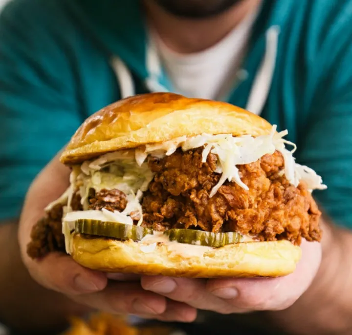 Fried chicken sandwich