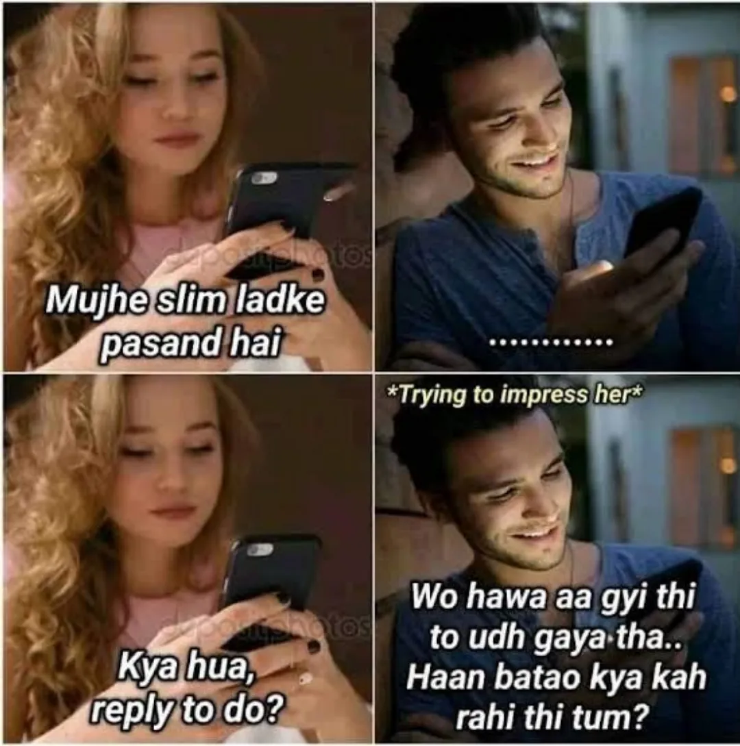 Girl slim boy