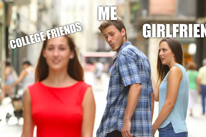 Girlfriend reaction