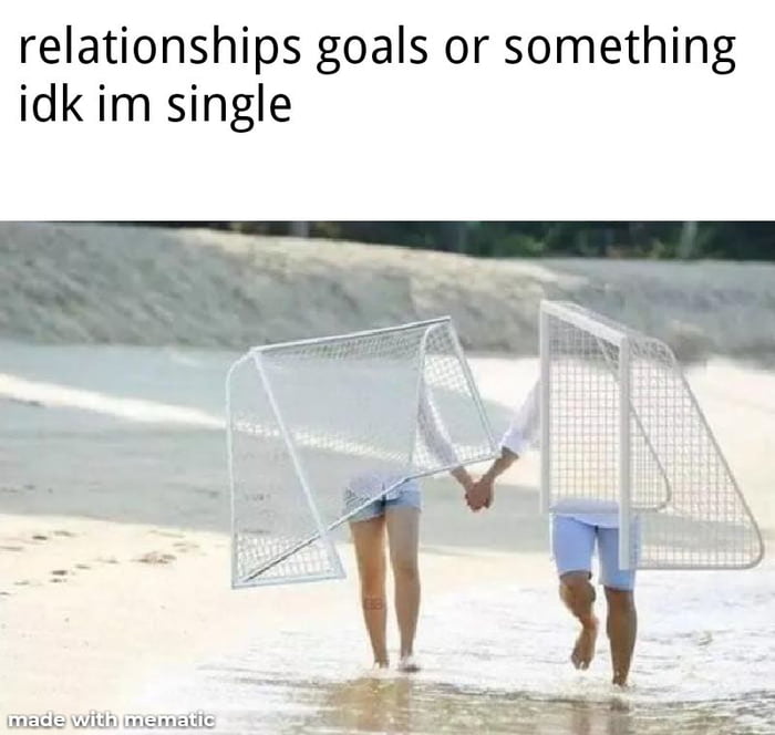 Goal post couple idk man.