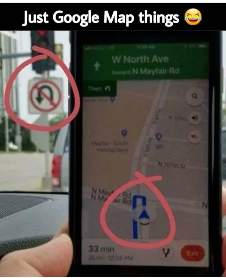 Google map. ....