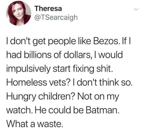 He could be Batman