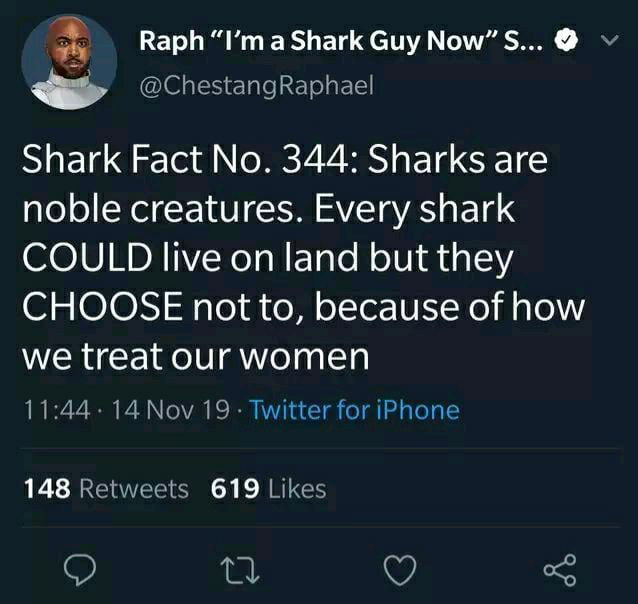 He is right.