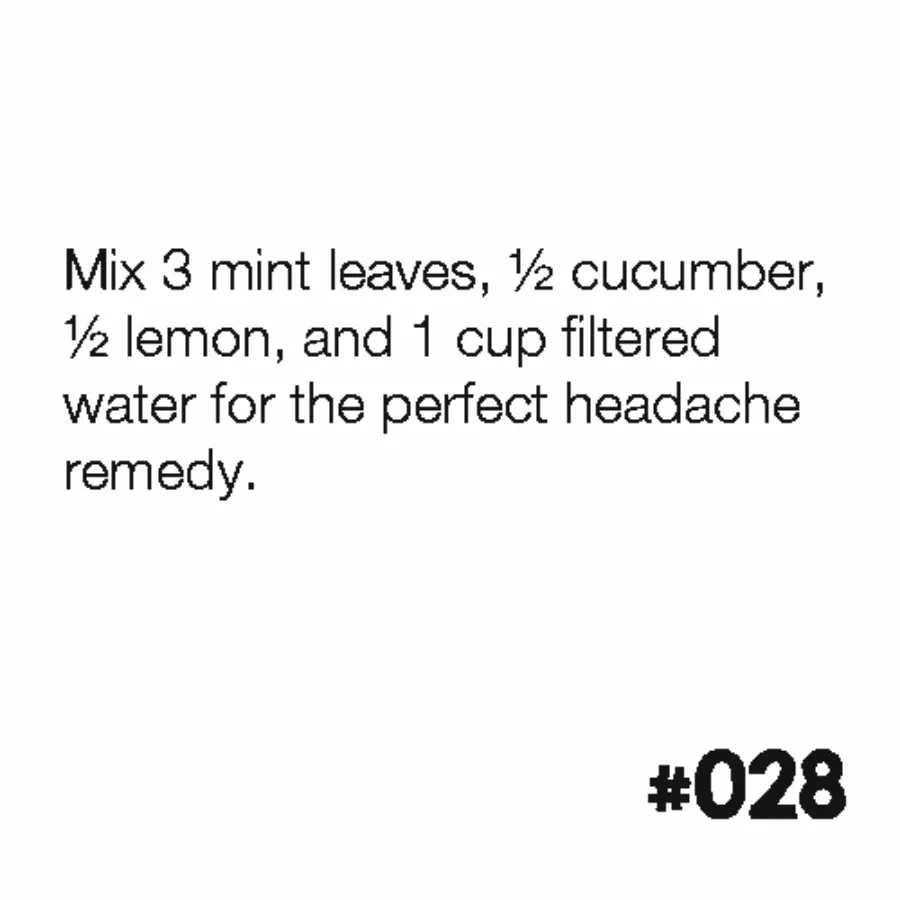 Headache remedy