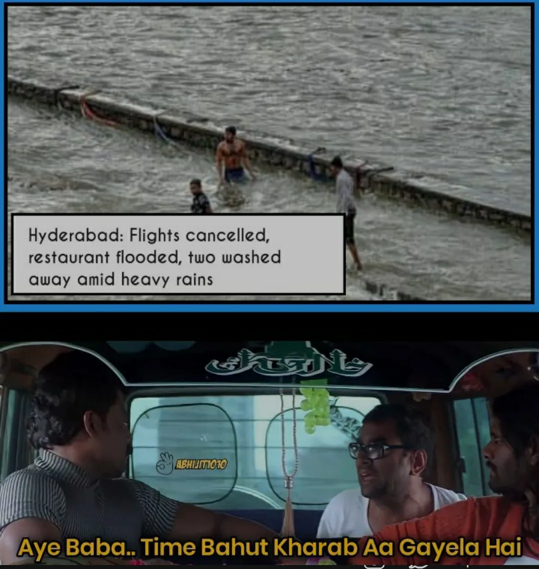 Hyderabad  flooded