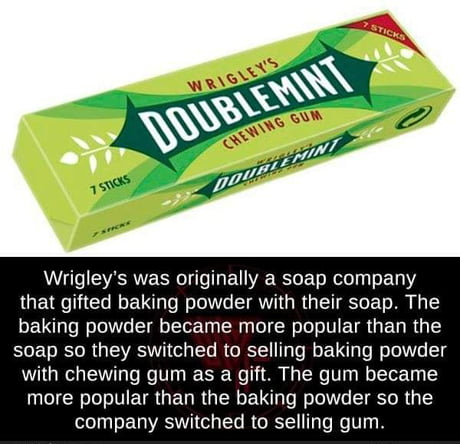 I bought the gum - so where’s the gift?