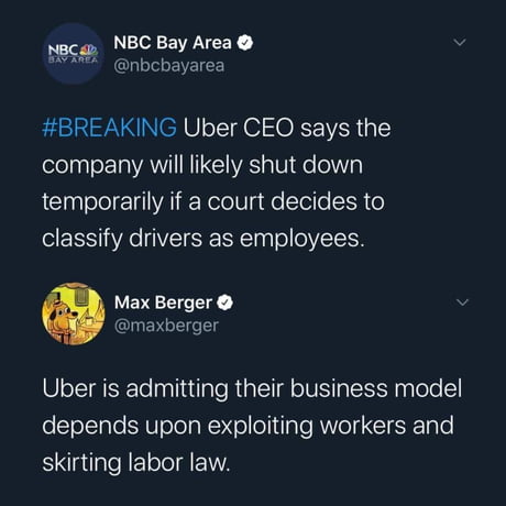If a company litearlly cant have employees or it will go under, then it shouldn&#039;t be classified as an employer.