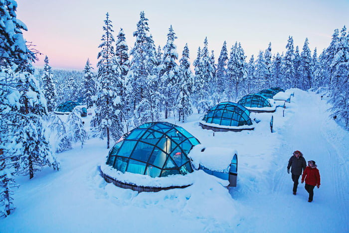 Igloo hotel in Greenland.