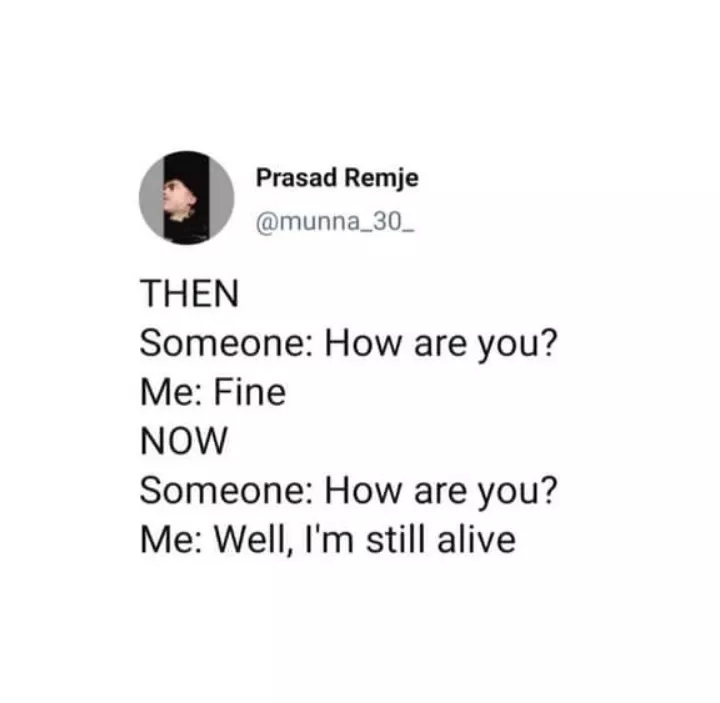 I'm alive 😂