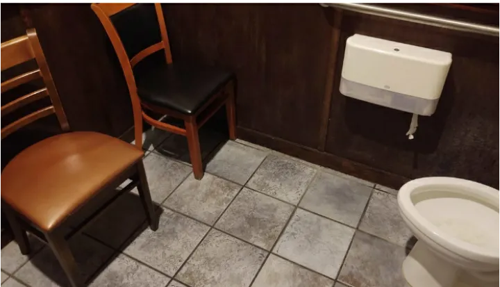 In this bathroom 2 can watch