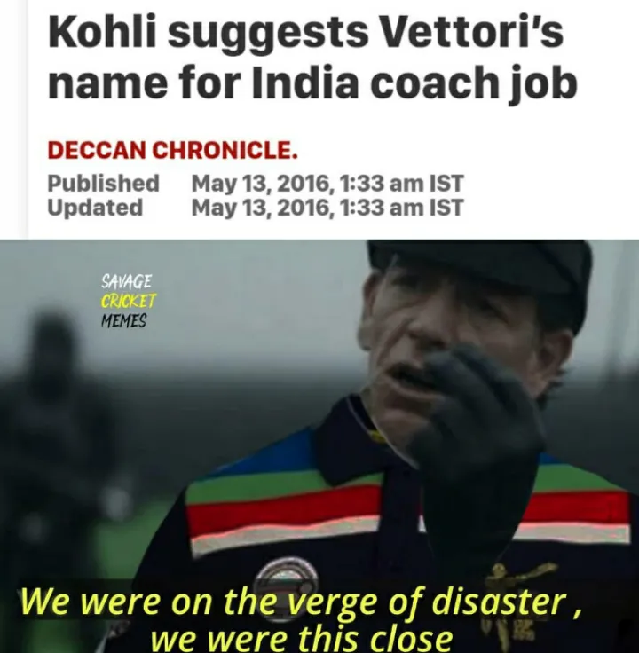 Just why kohli why