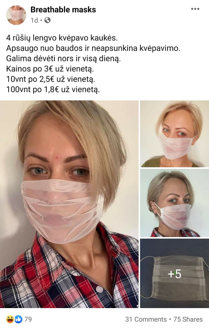 Karen strikes with &quot;breathable&quot; masks...