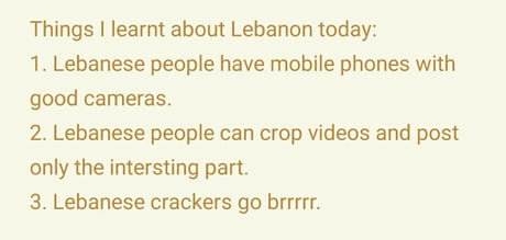 Lebanon everywhere