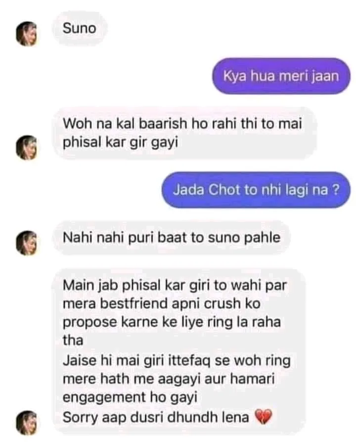 Majedar sad story😂