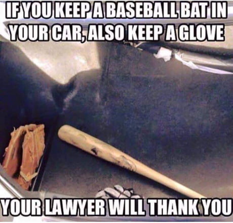 Maybe a baseball and a recent game schedule too... depends on how road-ragey you are.
