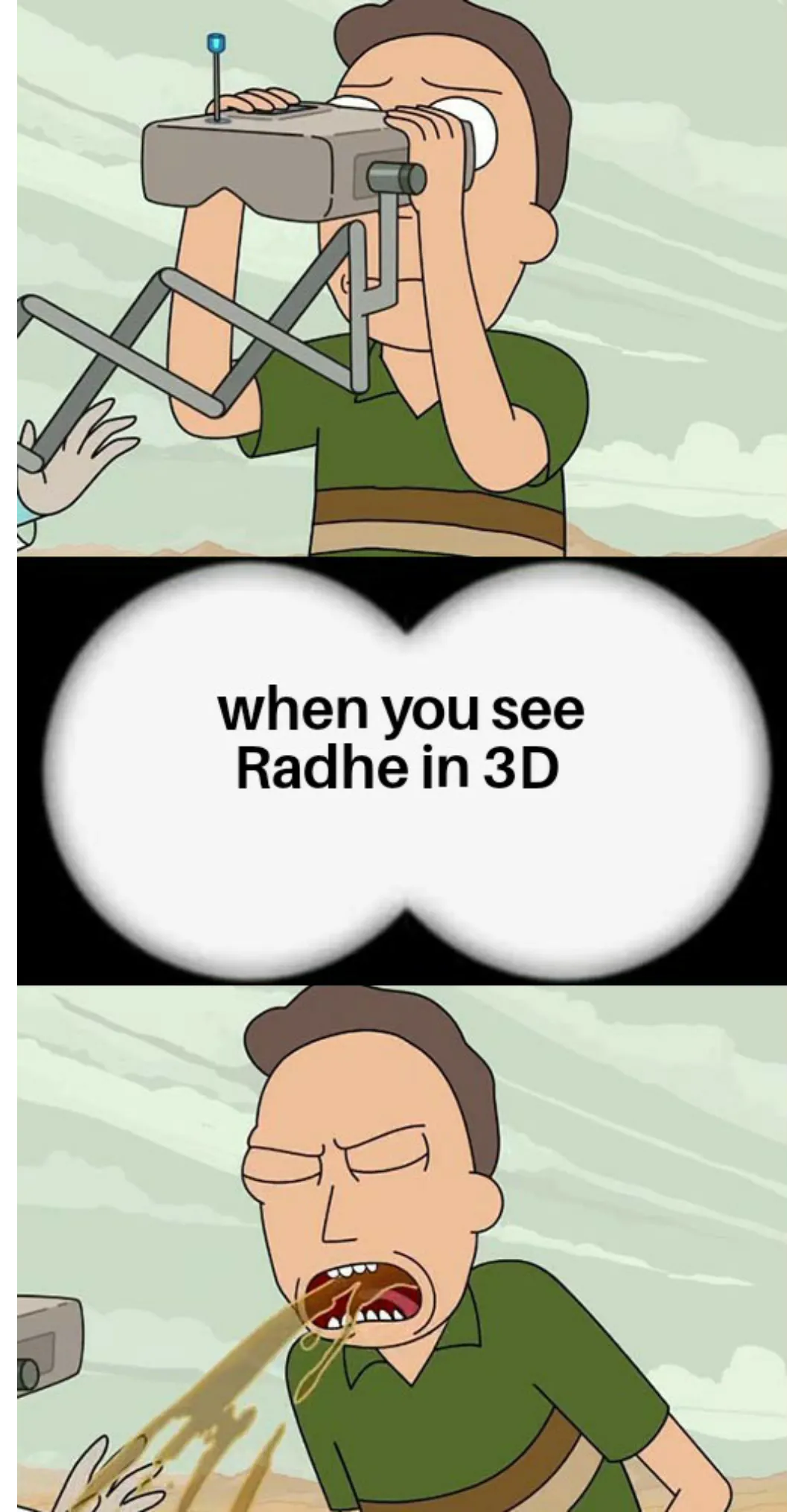 Meme with funny moment.