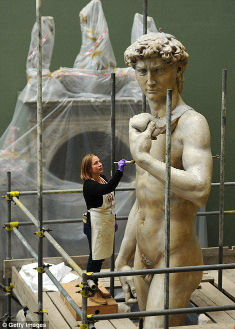 Michelangelo&#039;s David actual size