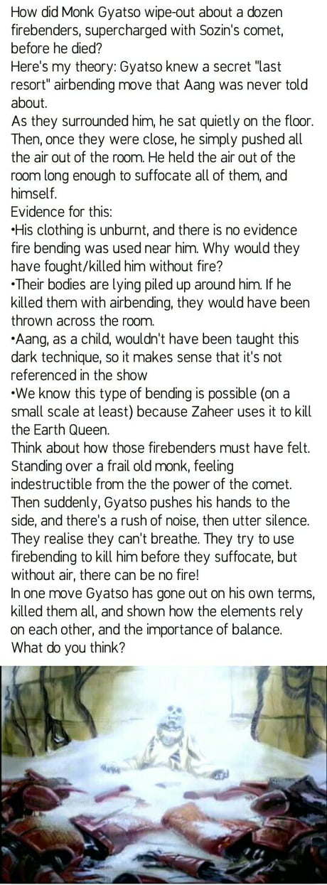 Monk Gyatso&#039;s secret technique.