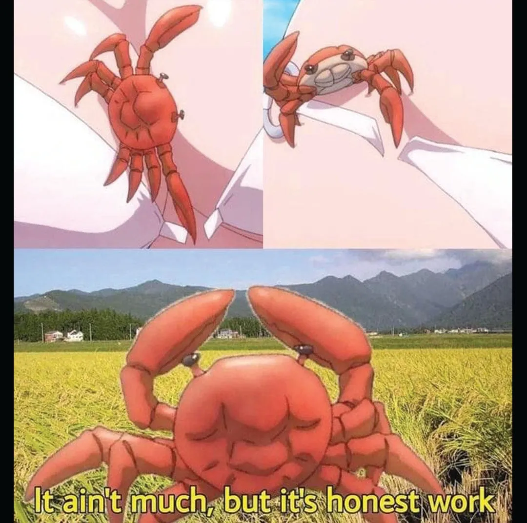 Naughty crab!😆