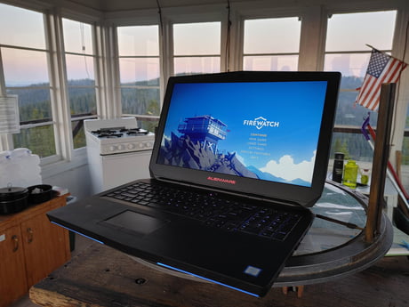 Playing Firewatch in a fire lookout tower