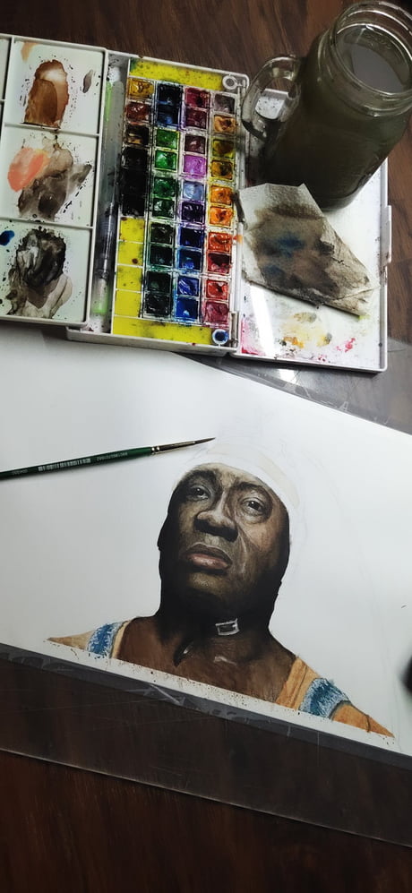 Please, boss, don&#039;t put that thing over my face. Please don&#039;t put me in the dark, don&#039;t make me go into the dark, I&#039;s afraid of the dark. (my work in progress)