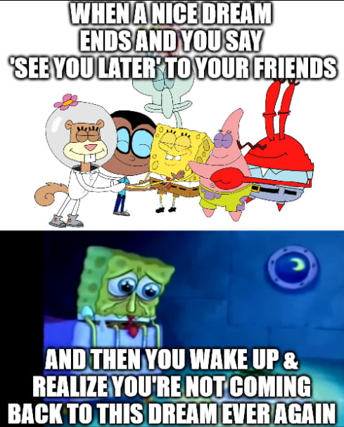 Post-dream sadness